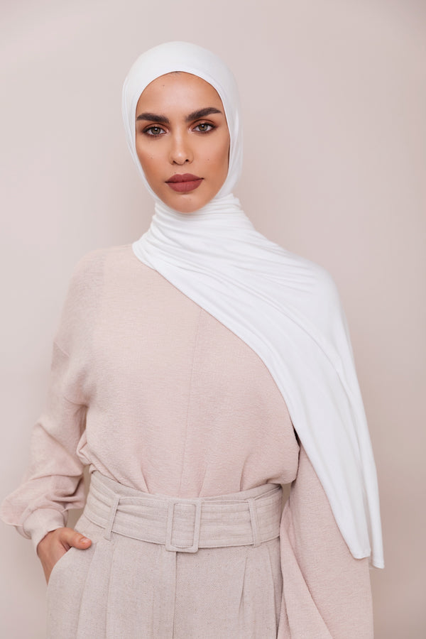 Ivory Instant Hijab | VOILE CHIC | Slip On Hijab