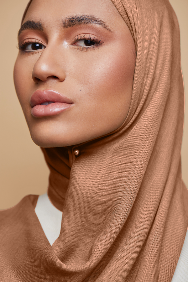 Breathable Modal Hijab - Cinnamon