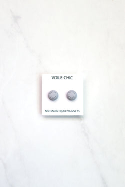 Magnet Pins (VOILE CHIC) - Light Grey