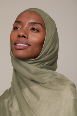 Breathable Modal Hijab - Khaki