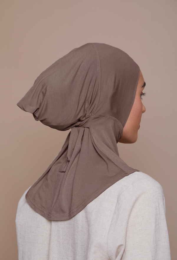 Full Coverage Underscarf (Bamboo)  Earth Grey