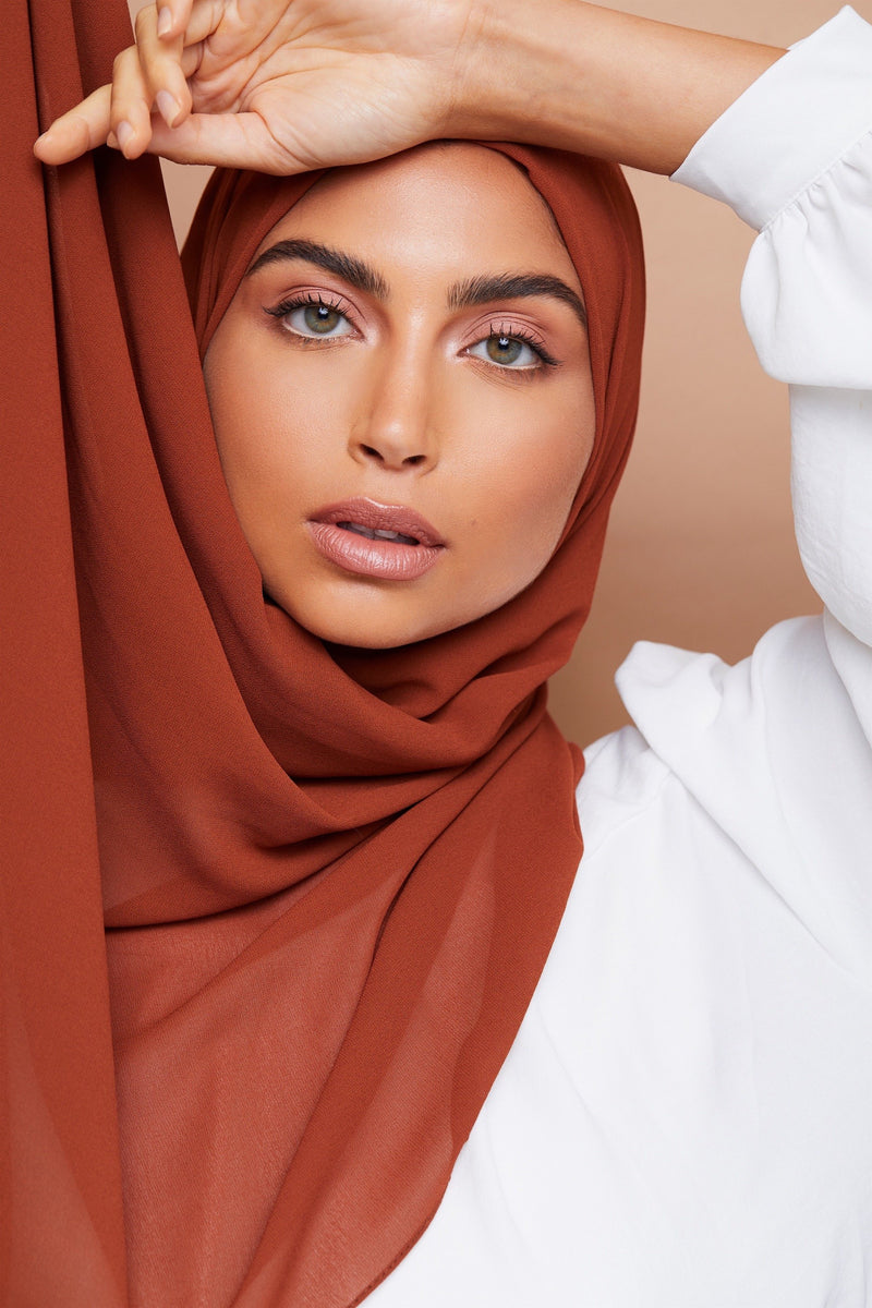 Auburn Premium Chiffon Hijab | VOILE CHIC | Chiffon Hijab