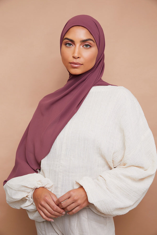 Premium Chiffon Hijab - Light Taupe – Voile Chic - Canada