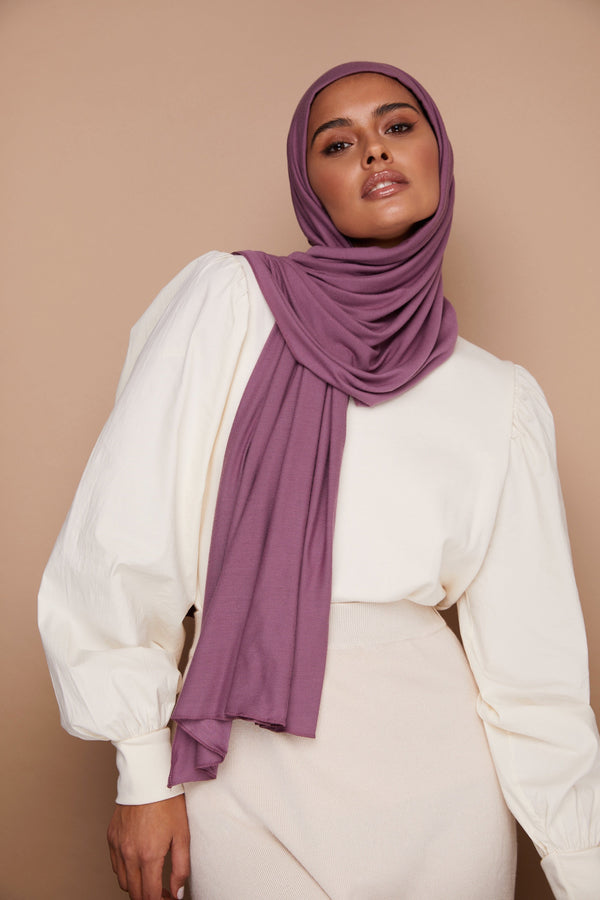 Deep Orchid Premium Jersey Hijab | VOILE CHIC | Jersey Hijab