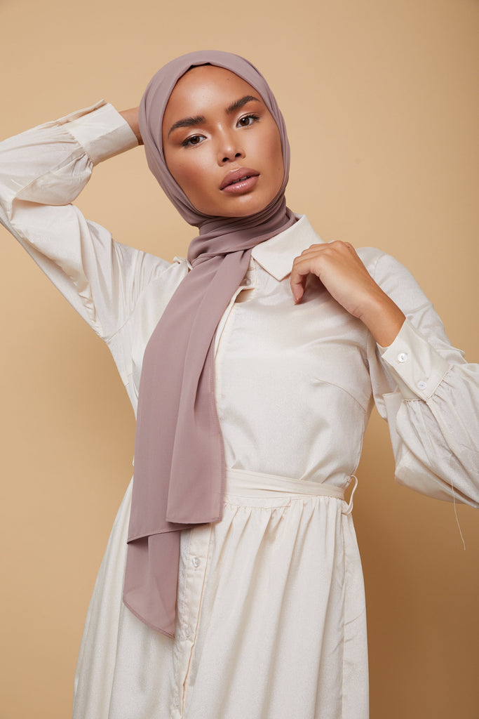 Solid Luxury Satin Modal Rayon Mink Matte Non Slip Hijab Scarf $21.95 Free  Shipping!